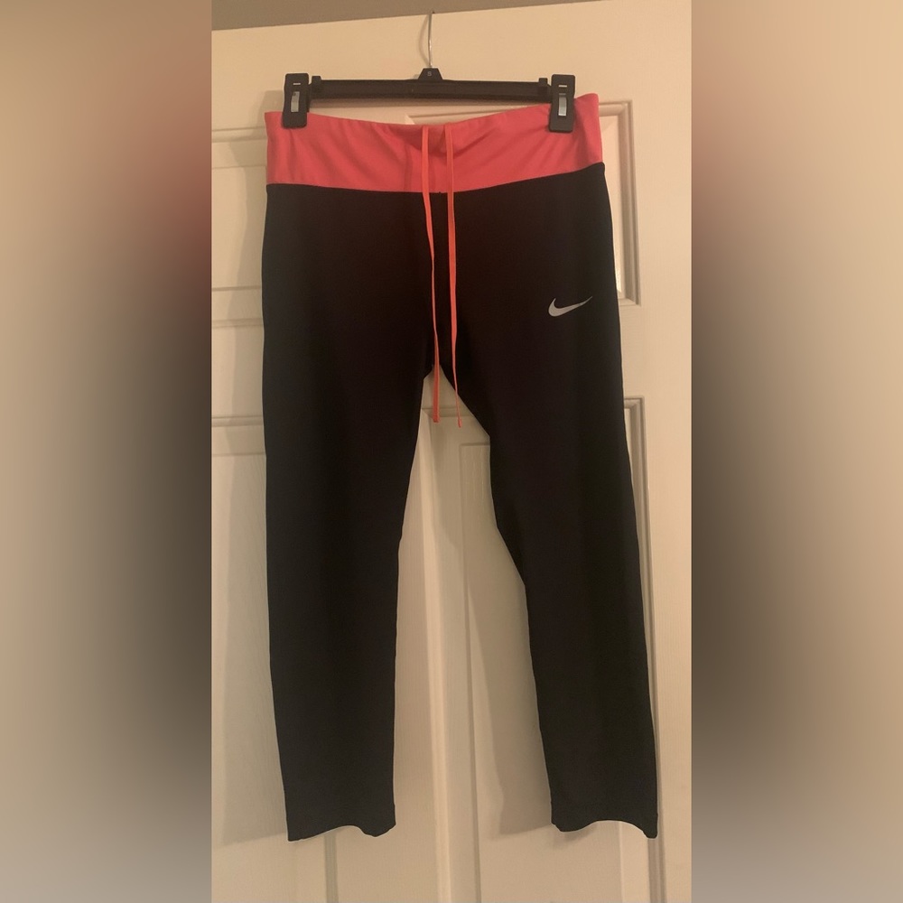 Medium, black, capri Nike tights